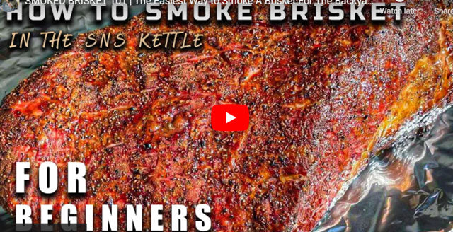 Slow ’N Sear® Kettle Smoked Brisket