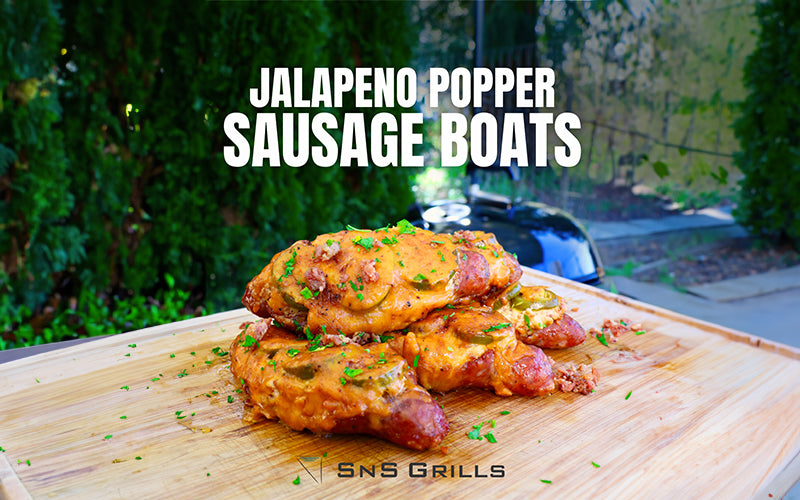 Jalapeno Popper Sausage Boats