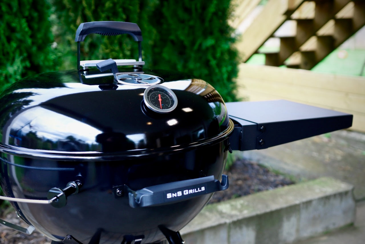 SnS Black Edition Kettle Side Shelf – SnS Grills