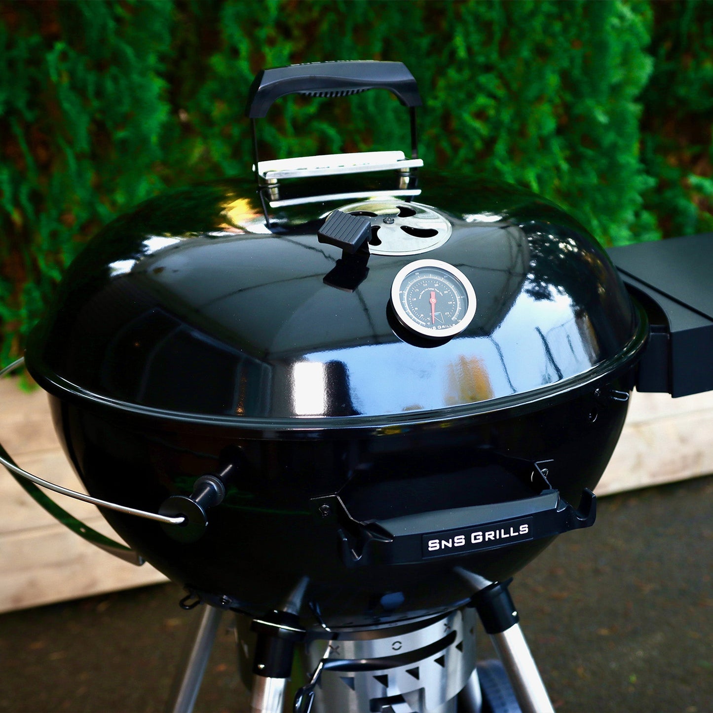 SnS Grills Original Charcoal Kettle Grill & Smoker