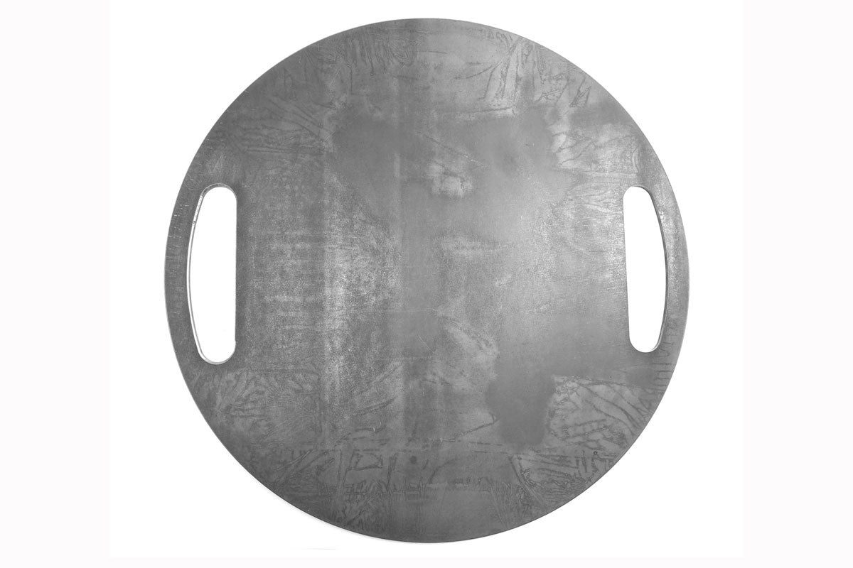 UNIT/04×CAMP GEEKS Round Plate 154mm SnS Carbon Steel 18
