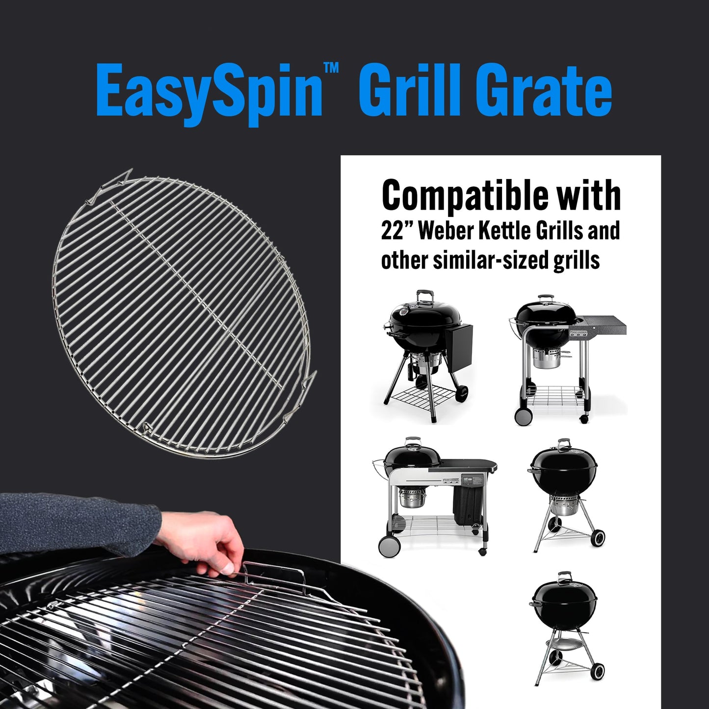 EasySpin™ Grill Grate - 22