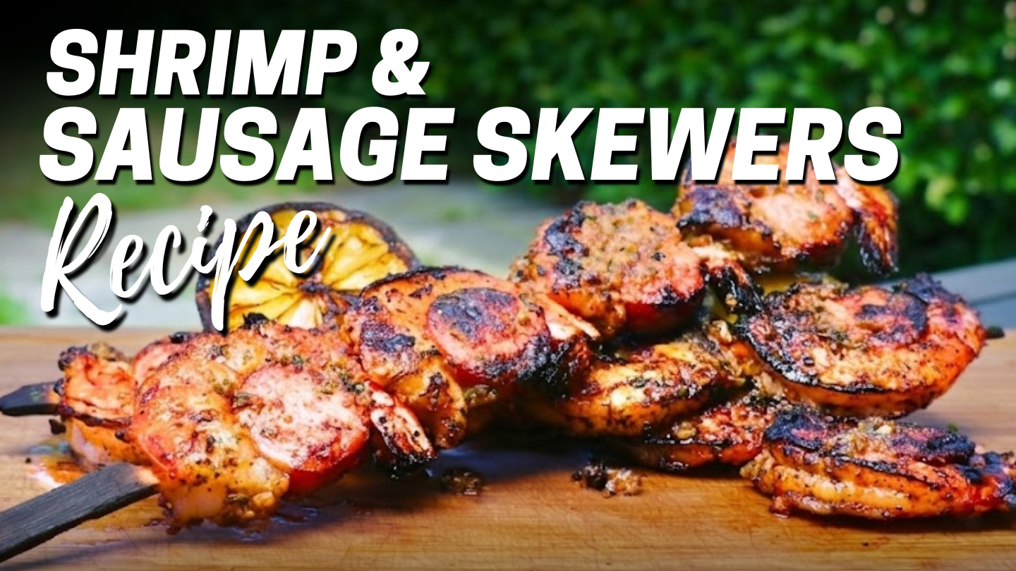 Shrimp & Sausage Skewers Recipe