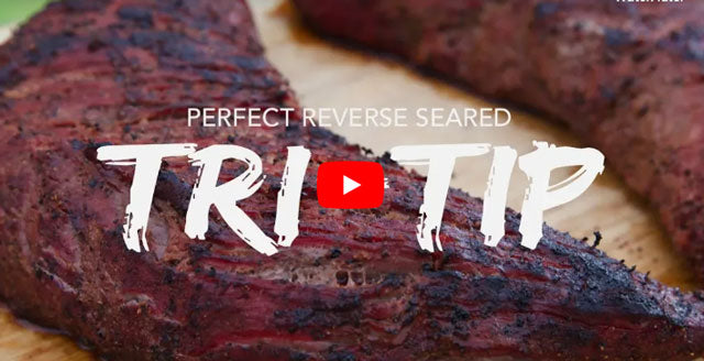 How to cook smoked reverse sear Tri Tip Steak on the kettle grill with the Slow ’N Sear® Deluxe.