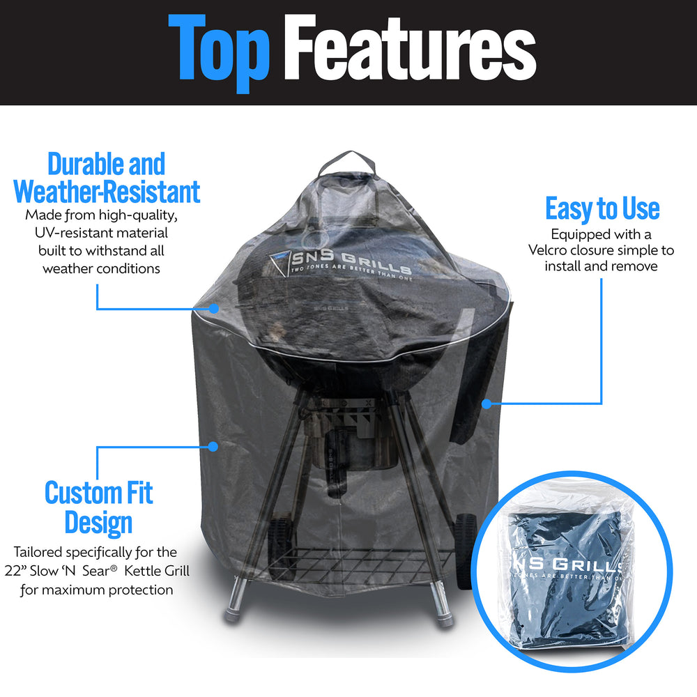 
                  
                    Slow 'N Sear® Kettle Grill Cover
                  
                
