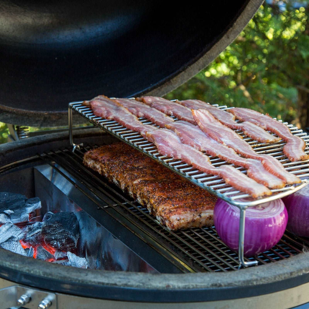 Create a Second Level of Grill Space with the Elevated Cooking Grate from SnS Grills