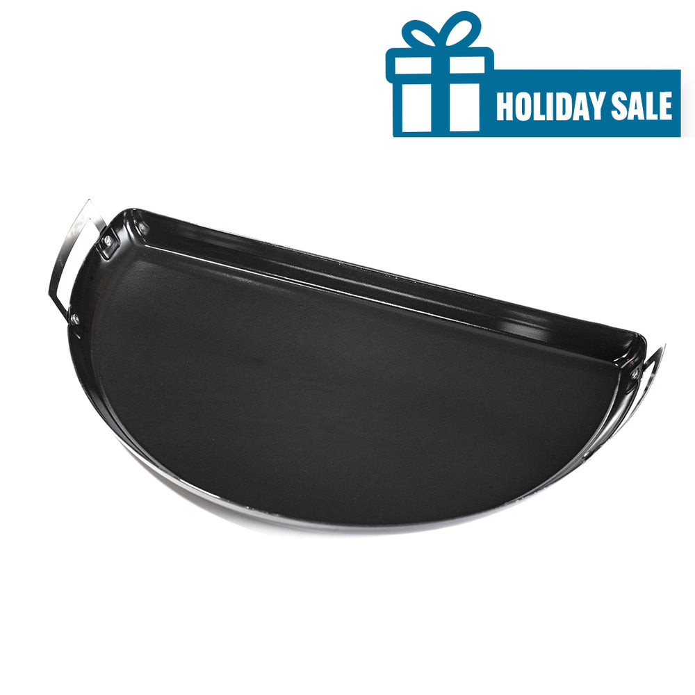 SNS Grills Drip 'N Griddle Pan Deluxe - Fits Weber 22-Inch Kettle