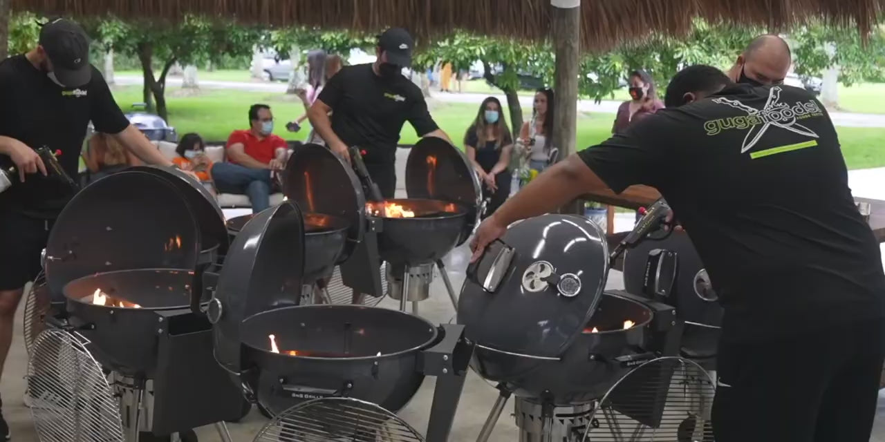 Guga foods breaking the guinness world record with sns grills