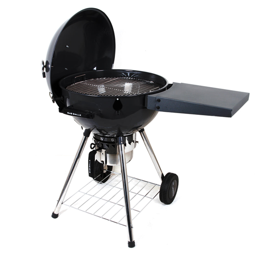 SnS Grills Original Charcoal Kettle Grill & Smoker