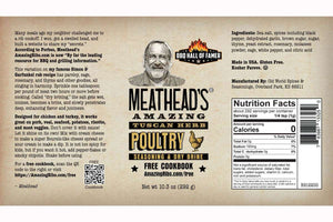 Based on Meathead’s Simon & Garfunkel Rub, this herb-based rub features parsley, sage, rosemary, thyme and other ingredients, all working in unison to create unparalleled flavor. While it is designed for poultry, it also works well with pork, veal, seafood, vegetables, and so much more. | Amazing Ribs | SnS Grills