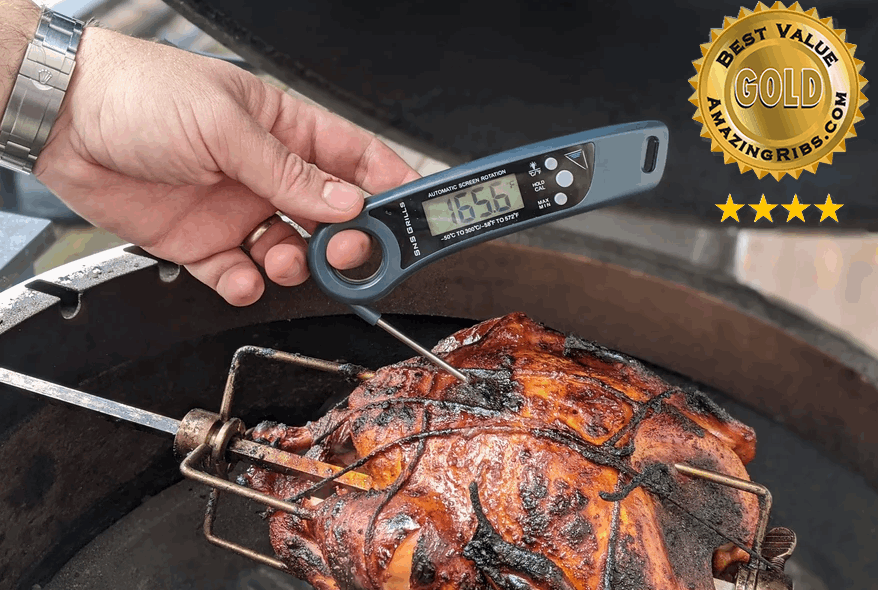 Get the most accurate temperature in a matter of seconds with the SnS-100 Instant Read Digital Thermometer.