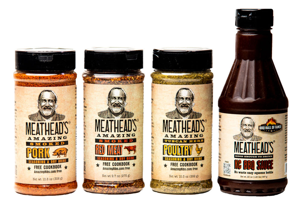 Meathead's Amazing Seasonings & Sauce Bundle, Amazing Ribs