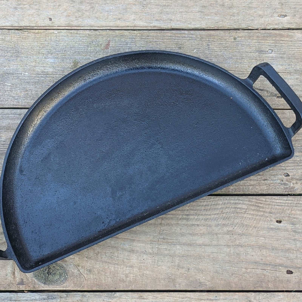
                  
                    3-in-1 Grill Accessory - in Cast Iron! This cast iron Drip 'N Griddle Pan has the same three functions many of you know and love about our other pans, but now made in cast iron. That means you get a non-stick surface, a perfect companion for searing up a ribeye and no more warping over direct high heat!
                  
                