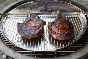 The Drip 'N Griddle Pan is a Kettle Grill Accessory that does Double Duty from SnS Grills