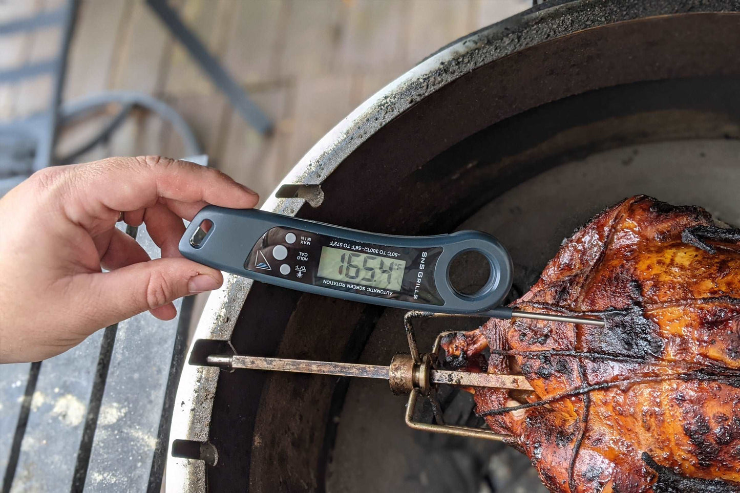 
                  
                    Get the most accurate temperature in a matter of seconds with the SnS-100 Instant Read Digital Thermometer.
                  
                